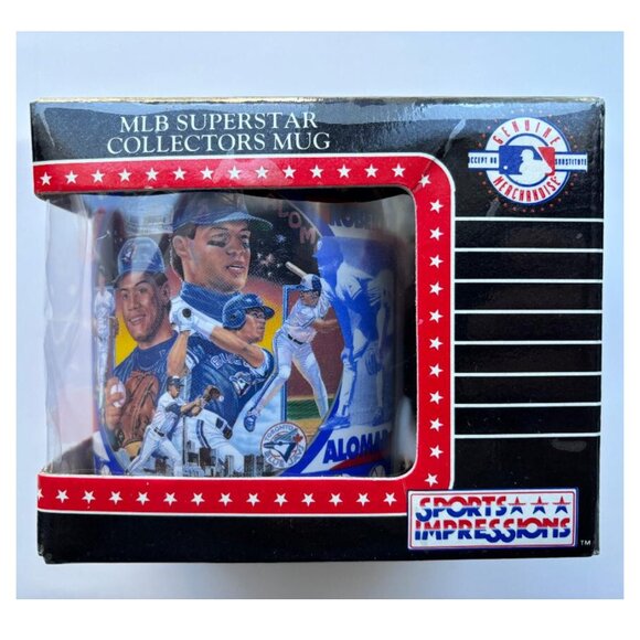 Roberto Alomar (Toronto Blue Jays) Coffee Mug Vintage 1993 Sports Impressions - Picture 1 of 7
